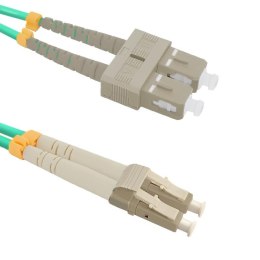 Patchcord Światłowodowy Qoltec LC/UPC-SC/UPC MM 50/125 OM4 5m