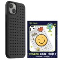 Zestaw Etui Pinit Dynamic + Emoji Pin iPhone 14 6.1" czarny/black wzór 1