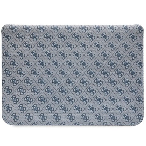Guess Sleeve GUCS14PS4SGB 14" niebieski/ blue 4G Stripe Metal Logo
