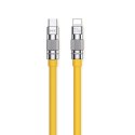 WEKOME WDC-187 Wingle Series - Kabel połączeniowy USB-C do Lightning Fast Charging PD 20W 1.2 m (Żółty)