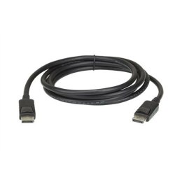 Aten | 2L-7D03DP | Kabel DisplayPort | Męski | 20 pin DisplayPort | Męski | 20 pin DisplayPort | 3 m | Czarny