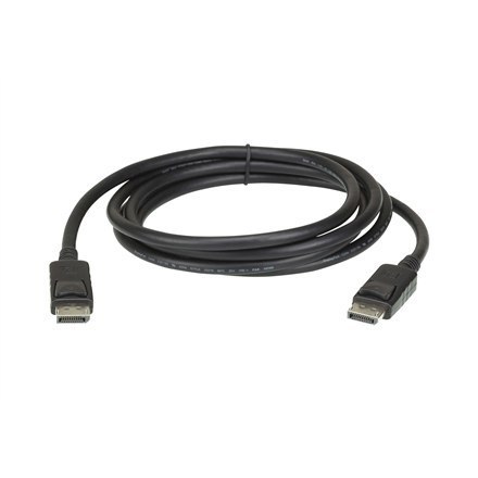 Aten | 2L-7D03DP | DisplayPort cable | Male | 20 pin DisplayPort | Male | 20 pin DisplayPort | 3 m | Black