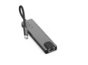 LINQ HUB USB-C 6IN1 PRO MULTIPORT (HDMI 2.0 4K/60HZ, USB-C PD 100 W DO ZASILANIA, USB-C 3.2, 2X USB-A 3.2, GBIT ETHERNET)