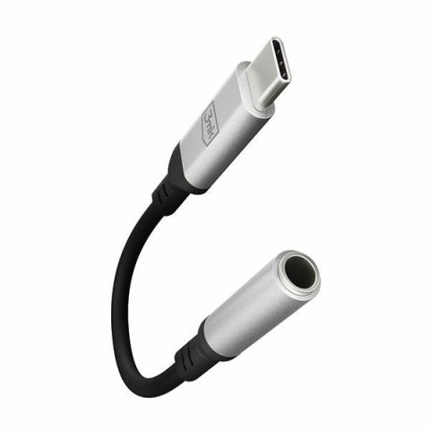 3MK Adapter USB-C - Jack 3,5 mm czarny/black