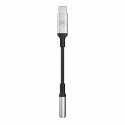 3MK Adapter USB-C - Jack 3,5 mm czarny/black