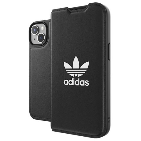 Adidas OR Booklet Case BASIC iPhone 14 6.1" czarno biały/black white 50181