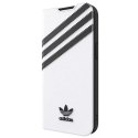 Adidas OR Booklet Case PU iPhone 13 6,1" czarno biały/black white 47092