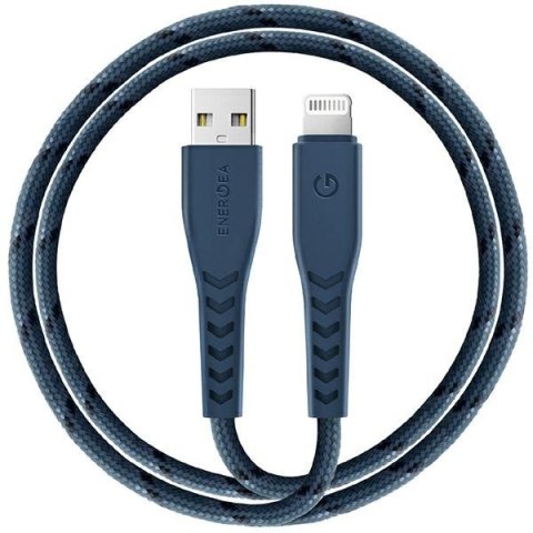 ENERGEA kabel Nyloflex USB - Lightning Charge and Sync C89 MFI 1.5m niebieski/blue