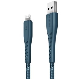 ENERGEA kabel Nyloflex USB - Lightning Charge and Sync C89 MFI 1.5m niebieski/blue