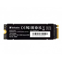 Dysk SSD wewnętrzny Verbatim NVMe, 1000GB, GB, Vi7000G M.2, 49367, 7400 MB/s-R, 5500 MB/s-W