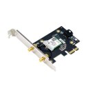 Asus | AX1800 Dual-Band Bluetooth 5.2 PCIe Wi-Fi Adapter | PCE-AX1800 | 802.11ax | 574+1201 Mbit/s | Mbit/s | Ethernet LAN (RJ-4