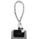 Karl Lagerfeld KLUCHCSKPK Universal Hand Strap Choupette srebrny/silver