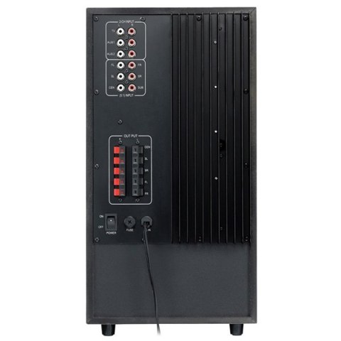 Genius głośniki SW-HF 5.1 6000 v2, 5.1, 200W, brązowo-czarny, zdalne sterowanie, kino domowe, 3,5 mm jack, 40Hz~20kHz