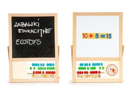 Tablica edukacyjna magnetyczna liczydło cyfry ECOTOYS