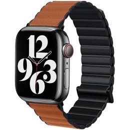 Beline pasek Apple Watch Magnetic Pro 38/40/41mm czarno/brązowy black/brown box