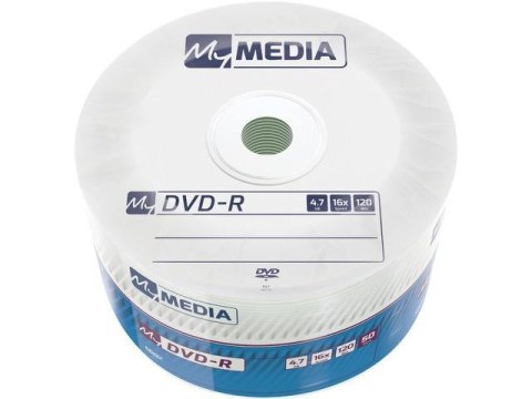 Płyty DVD-R MyMedia 16x 4.7GB Wrap (Spindle 50)