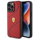 Ferrari FEHCP15XPTWR iPhone 15 Pro Max 6.7" czerwony/red hardcase Twist Metal Logo