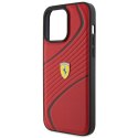 Ferrari FEHCP15XPTWR iPhone 15 Pro Max 6.7" czerwony/red hardcase Twist Metal Logo