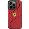 Ferrari FEHCP15LPTWR iPhone 15 Pro 6.1" czerwony/red hardcase Twist Metal Logo