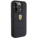 Ferrari FEHCP15LRDUK iPhone 15 Pro 6.1" czarny/black hardcase Quilted Metal Logo