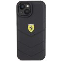 Ferrari FEHCP15SRDUK iPhone 15 6.1" czarny/black hardcase Quilted Metal Logo