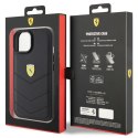 Ferrari FEHCP15SRDUK iPhone 15 6.1" czarny/black hardcase Quilted Metal Logo