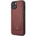 Mercedes MEHCP15SARMRE iPhone 15 6.1" czerwony/red hardcase Leather Urban Bengale