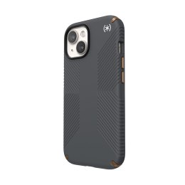 Speck Presidio2 Grip - Etui iPhone 15 (Charcoal Grey / Cool Bronze / White)