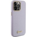 Guess GUHCP15XPGMCSL iPhone 15 Pro Max 6.7" liliowy/lilac hardcase Glitter Glossy Script