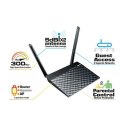 Asus | Router | RT-N12E | 802.11n | 300 Mbit/s | 10/100 Mbit/s | Porty Ethernet LAN (RJ-45) 4 | Obsługa sieci mesh Nie | MU-MiMO