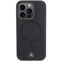 Mercedes MEHMP15L23RCMK iPhone 15 Pro 6.1" czarny/black hardcase Smooth Leather MagSafe