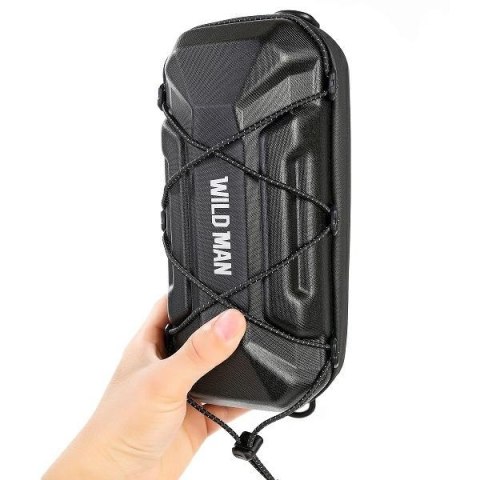 Etui/uchwyt rowerowy WILDMAN XT17 sakwa na ramę czarna/black
