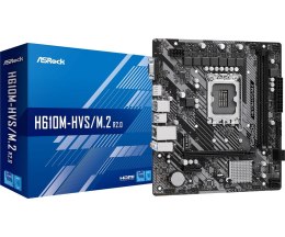 Płyta główna H610M-HVS/M.2 R2.0 s1700 2DDR4 DP/HDMI mATX