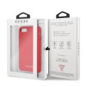 Guess GUHCI8LSGLRE iPhone 7/8/SE 2020 / SE 2022 red/czerwony hard case Silicone