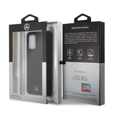 Mercedes MEHCS67SILSB S20+ G985 hard case czarny/black Silicone Line