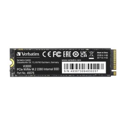 Dysk SSD Verbatim Vi3000 2TB M.2 2280 PCIe Gen3 NVME (3300/3000 MB/s)