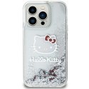 Hello Kitty HKHCN61LIKHET iPhone 11 / Xr 6.1" srebrny/silver hardcase Liquid Glitter Charms Kitty Head