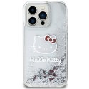 Hello Kitty HKHCP13XLIKHET iPhone 13 Pro Max 6.7" srebrny/silver hardcase Liquid Glitter Charms Kitty Head