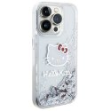 Hello Kitty HKHCP14LLIKHET iPhone 14 Pro 6.1" srebrny/silver hardcase Liquid Glitter Charms Kitty Head