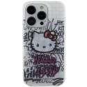 Hello Kitty HKHCP15XHDGPHT iPhone 15 Pro Max 6.7" biały/white hardcase IML Kitty On Bricks Graffiti