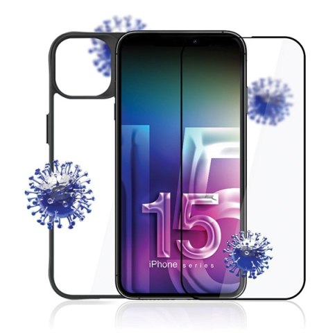 3MK Comfort Set 4in1 iPhone 15 Pro 6.1" Zestaw akcesoriów ochronnych 4w1