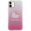 Hello Kitty HKHCN61HDGKEP iPhone 11 / Xr 6.1" różowy/pink hardcase IML Gradient Electrop Kitty Head