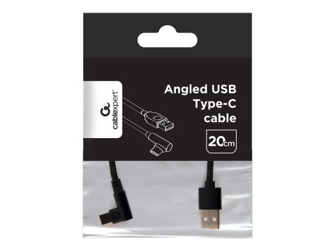 Gembird | Kabel USB-C | Męski | 4-pinowy USB Typ A | Męski | 24-pinowy USB-C | Czarny | 20 cm