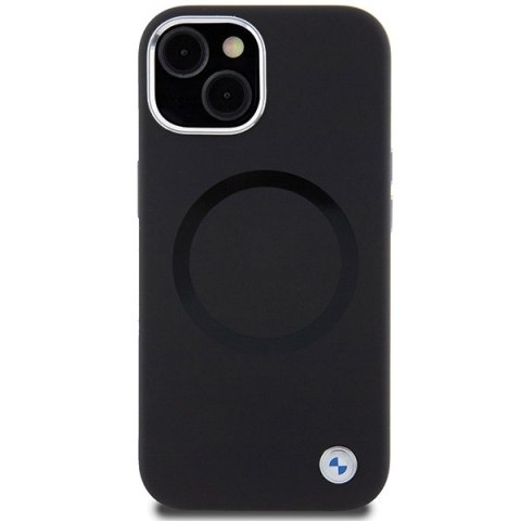 BMW BMHMP15MSILBK2 iPhone 15 Plus 6.7" czarny/black Signature Liquid Silicone MagSafe