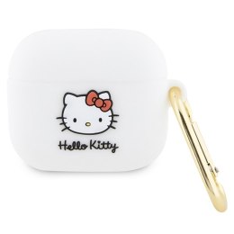 Hello Kitty HKA33DKHSH Airpods 3 cover biały/white Silicone 3D Kitty Head