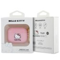 Hello Kitty HKAP3DKHSP Airpods Pro cover różowy/pink Silicone 3D Kitty Head