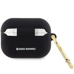 Hello Kitty HKAP23DKHSK Airpods Pro 2 cover czarny/black Silicone 3D Kitty Head