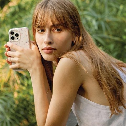 UNIQ etui Coehl Prairie iPhone 15 Pro 6.1" beżowy/blush beige