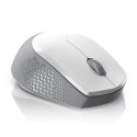 Genius Mysz NX-8000S BT, 1200DPI, Bluetooth a 2,4GHz, optyczna, 3kl., bezprzewodowa, biało-szary, Blue-Eye sensor, symetryczna