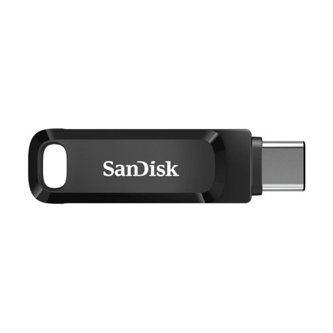 Pendrive SanDisk Ultra Dual GO SDDDC3-128G-G46 (128GB; USB 3.0, USB-C; kolor czarny)